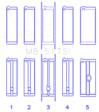 King Engine Bearings MB 517SI 060