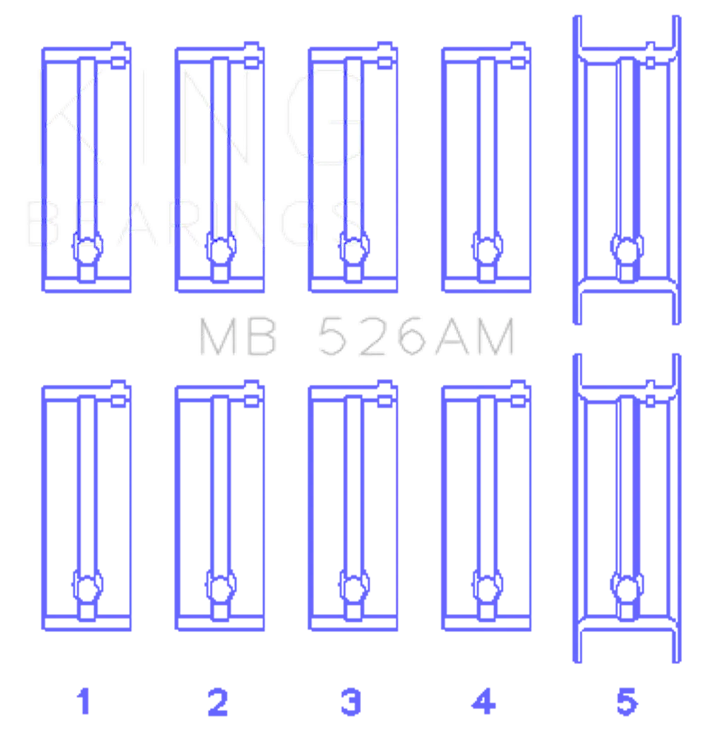 King Engine Bearings MB 526AM