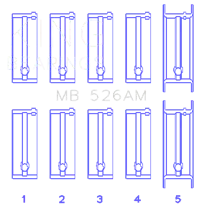 King Engine Bearings MB 526AM