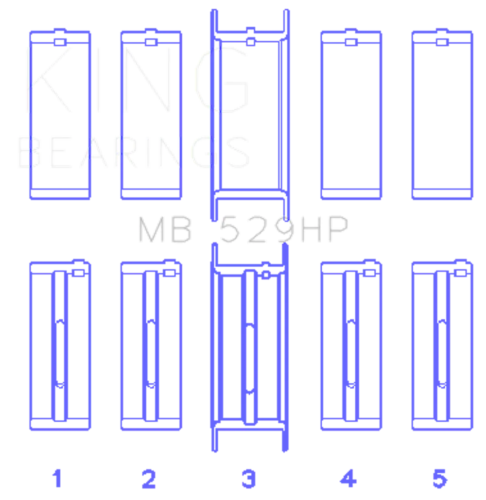 King Engine Bearings MB 529HP 009
