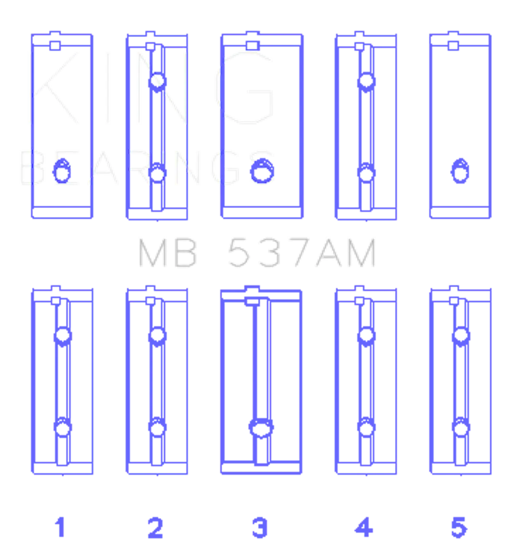 King Engine Bearings MB 537AM