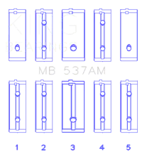 King Engine Bearings MB 537AM