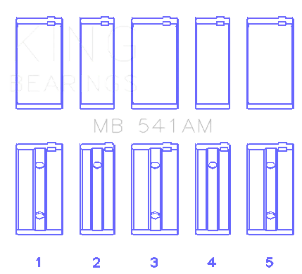 King Engine Bearings MB 541AM