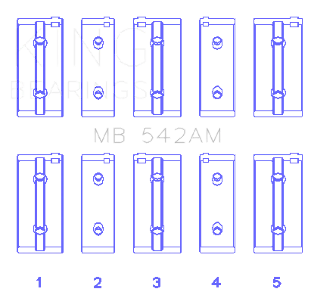 King Engine Bearings MB 542AM1.3