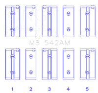 King Engine Bearings MB 542AM1.3