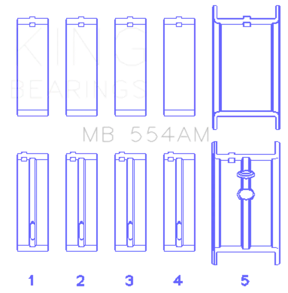 King Engine Bearings MB 554AM 001