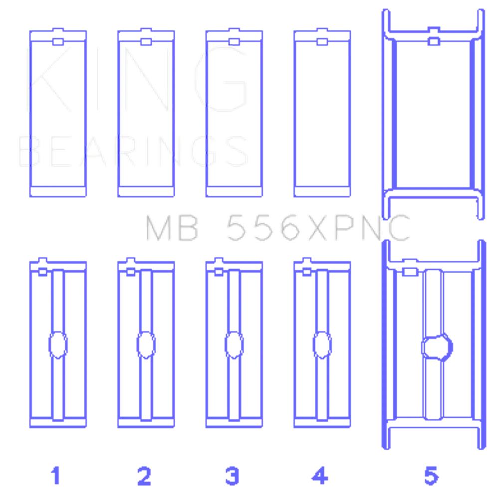 King Engine Bearings MB 556XPNC
