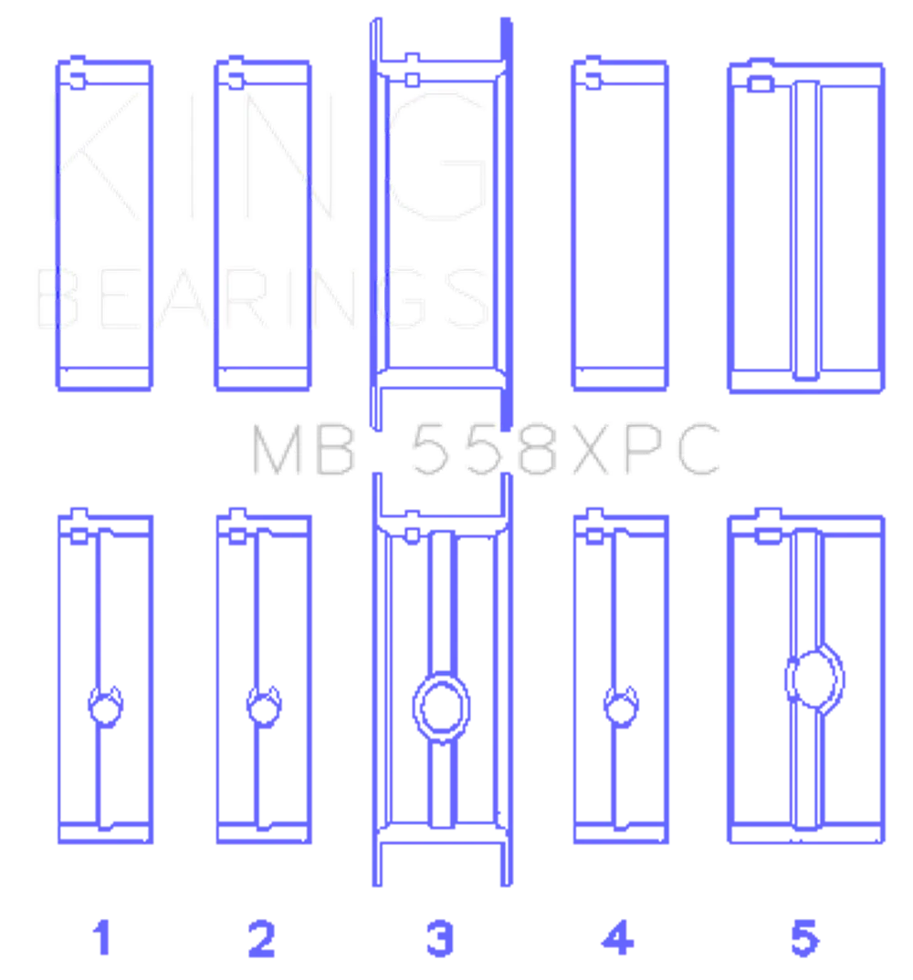 King Engine Bearings MB 558XPC 010X