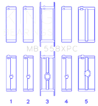King Engine Bearings MB 558XPC 010X