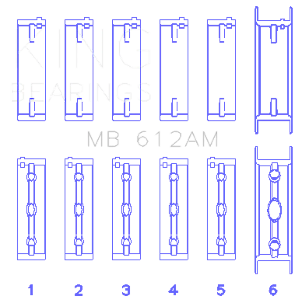 King Engine Bearings MB 612AM1.25