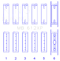 King Engine Bearings MB 612XP