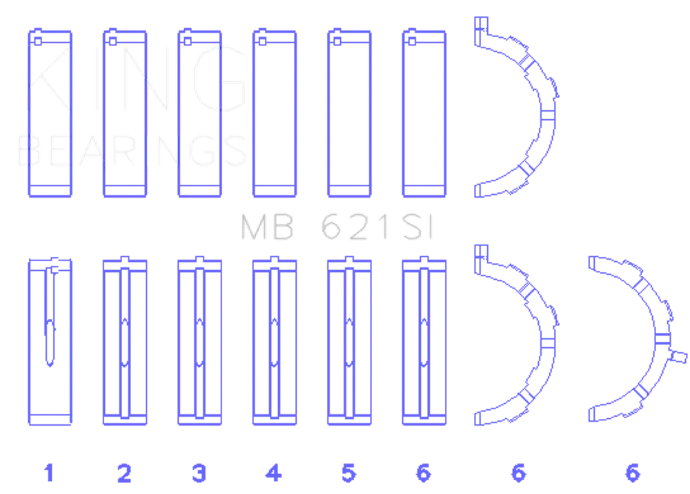 King Engine Bearings MB 621SI1.0