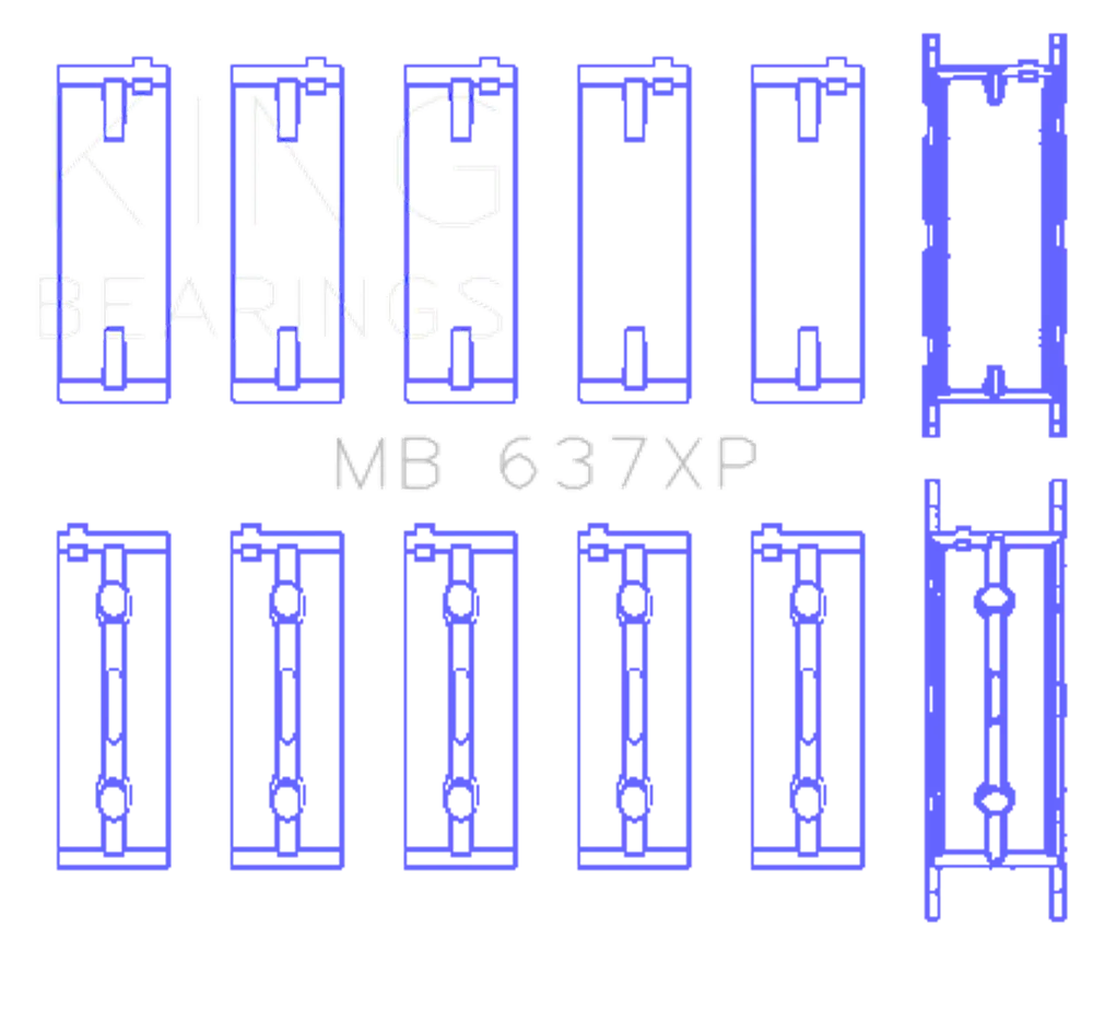 King Engine Bearings MB 637XP0.25