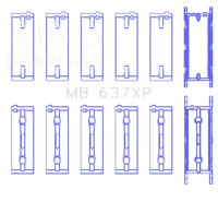 King Engine Bearings MB 637XP0.25