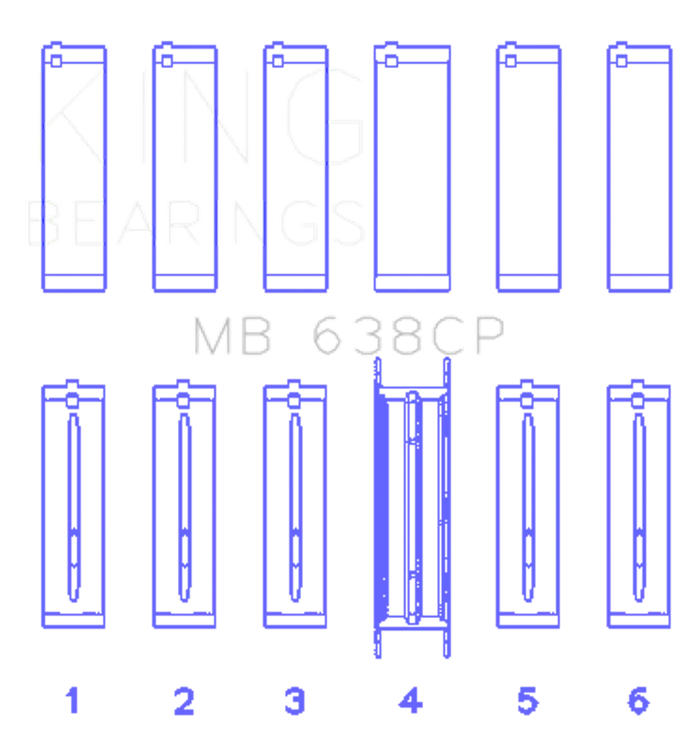 King Engine Bearings MB 638CP