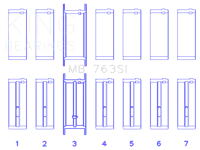 King Engine Bearings MB 763SI 070