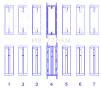 King Engine Bearings MB 776AM