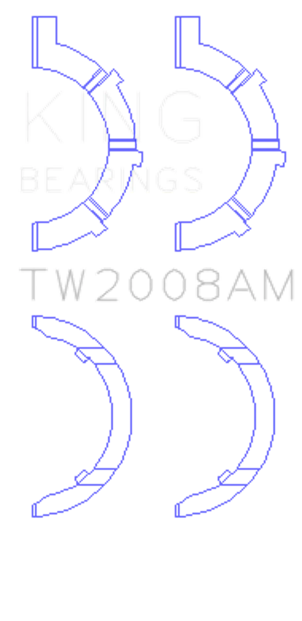 King Engine Bearings TW2008AM