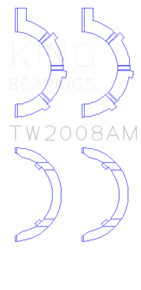 King Engine Bearings TW2008AM