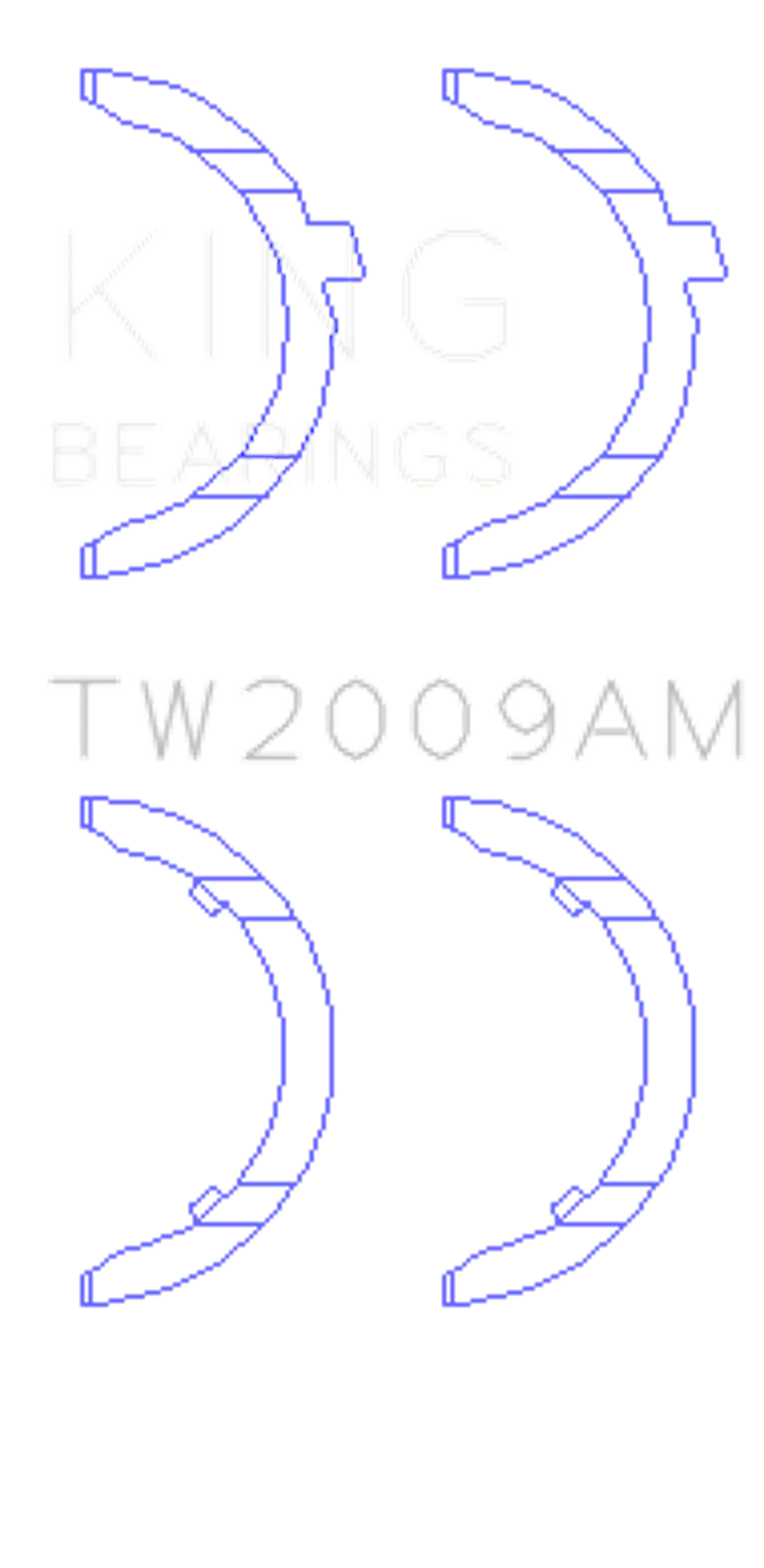 King Engine Bearings TW2009AM0.25