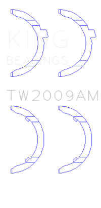 King Engine Bearings TW2009AM0.25
