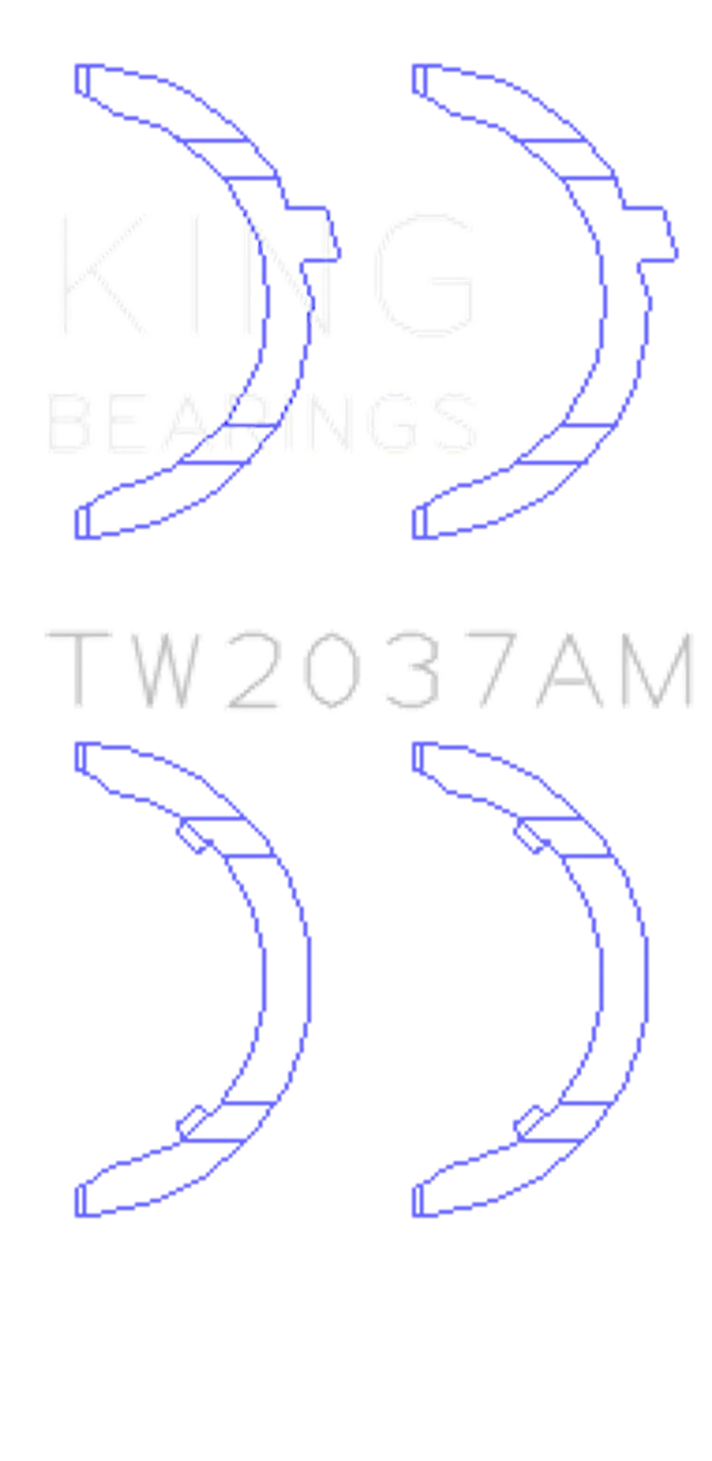 King Engine Bearings TW2037AM
