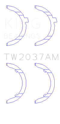 King Engine Bearings TW2037AM
