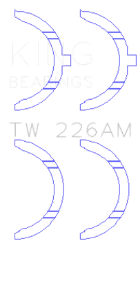King Engine Bearings TW 226AM0.25