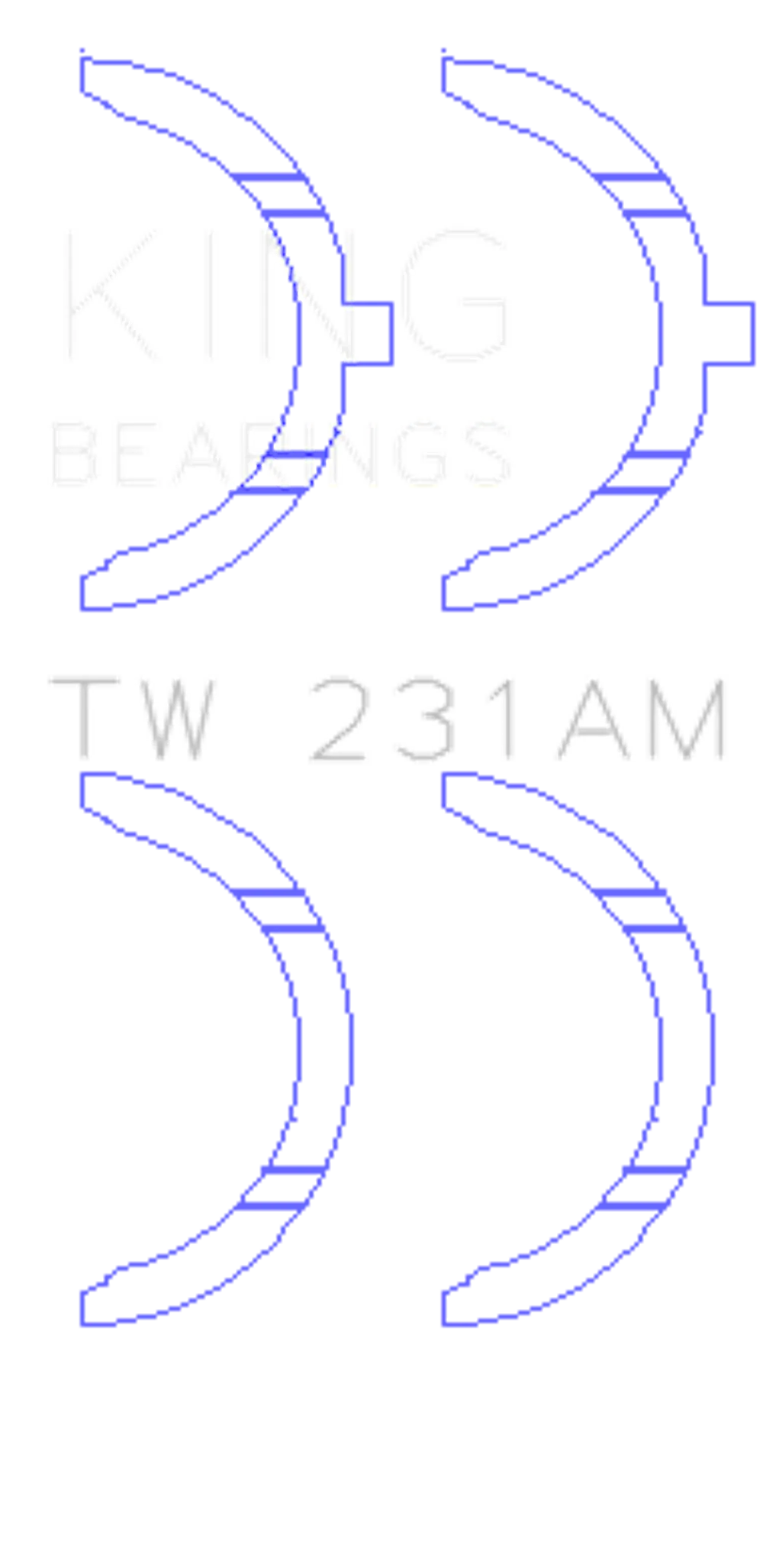 King Engine Bearings TW 231AM0.25