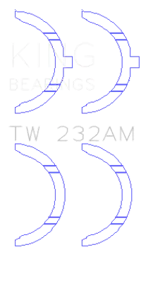 King Engine Bearings TW 232AM