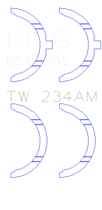 King Engine Bearings TW 234AM0.25