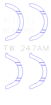 King Engine Bearings TW 247AM0.25