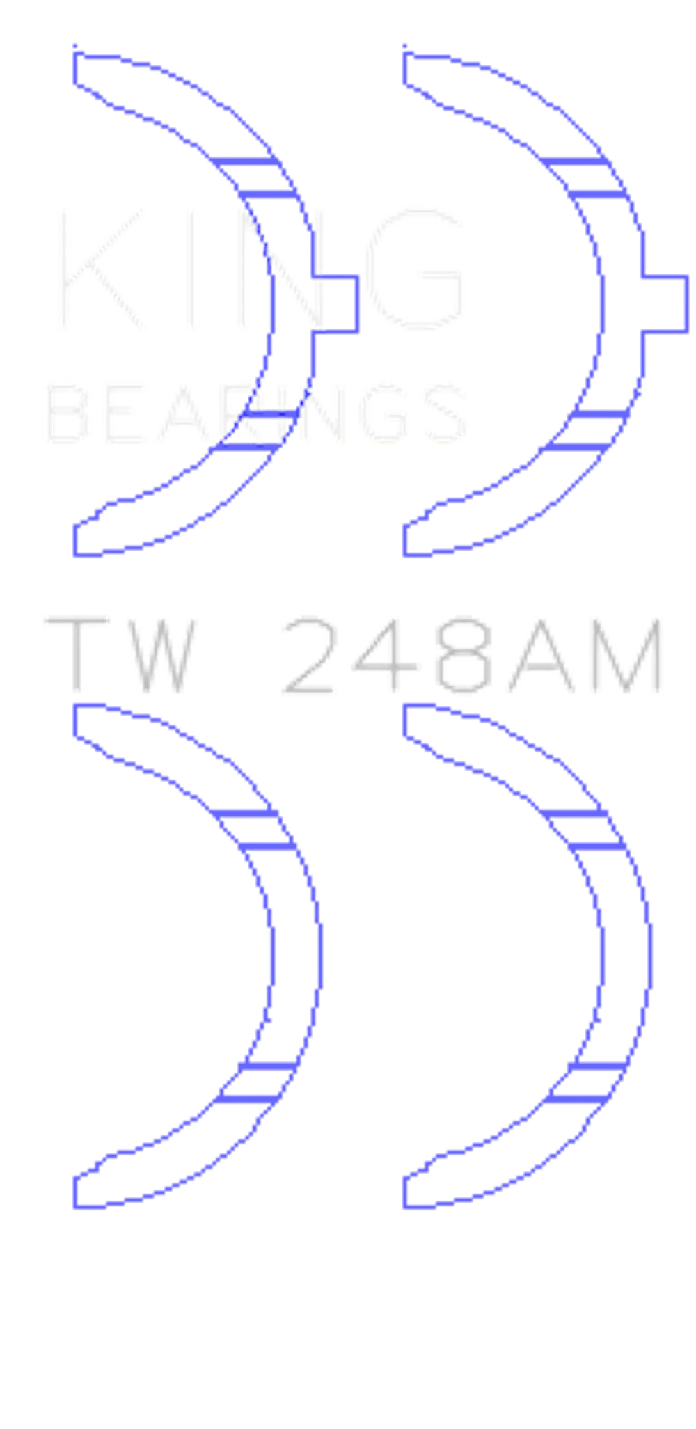 King Engine Bearings TW 248AM0.25