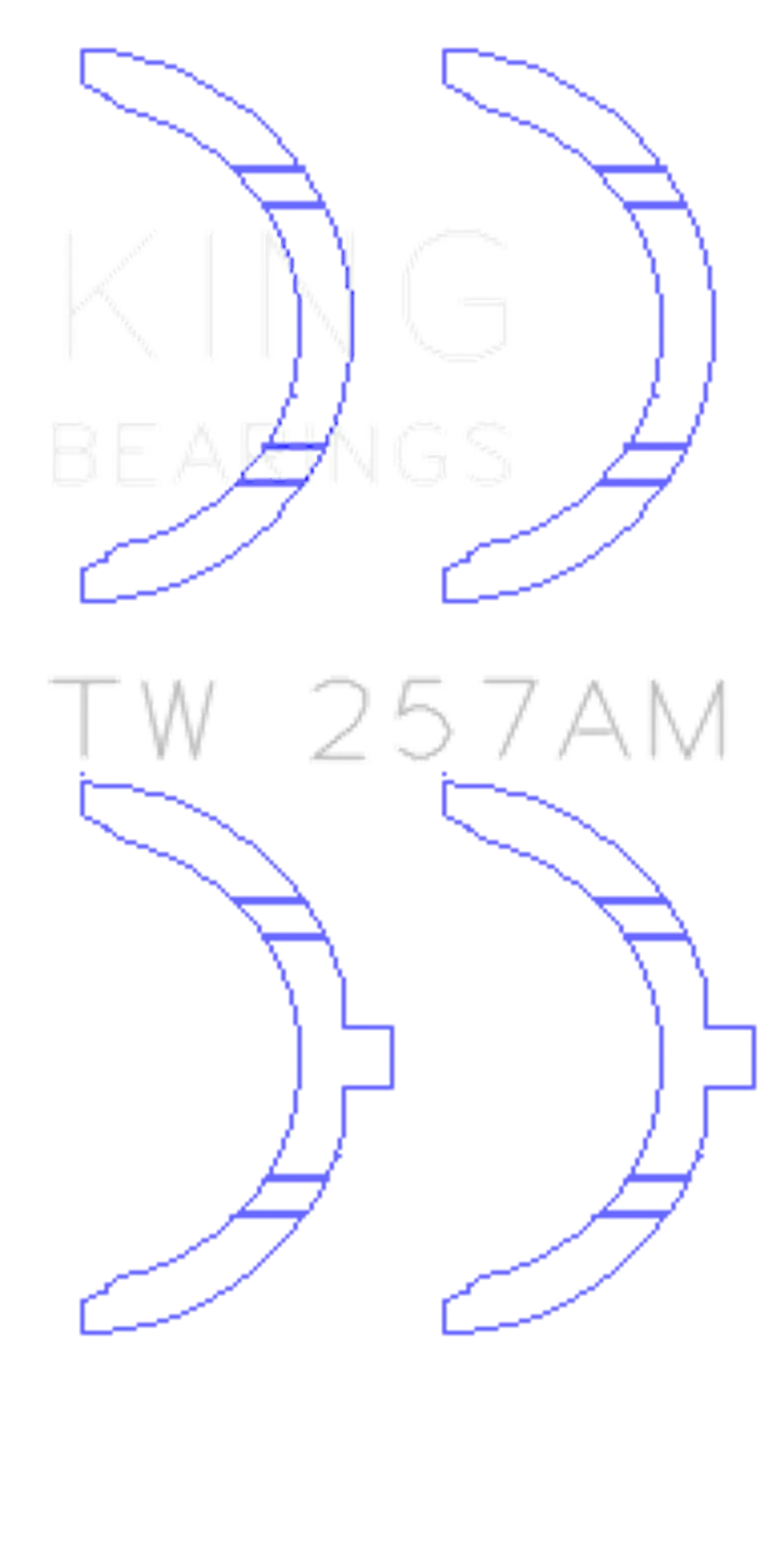 King Engine Bearings TW 257AM0.25