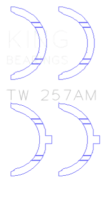 King Engine Bearings TW 257AM0.25