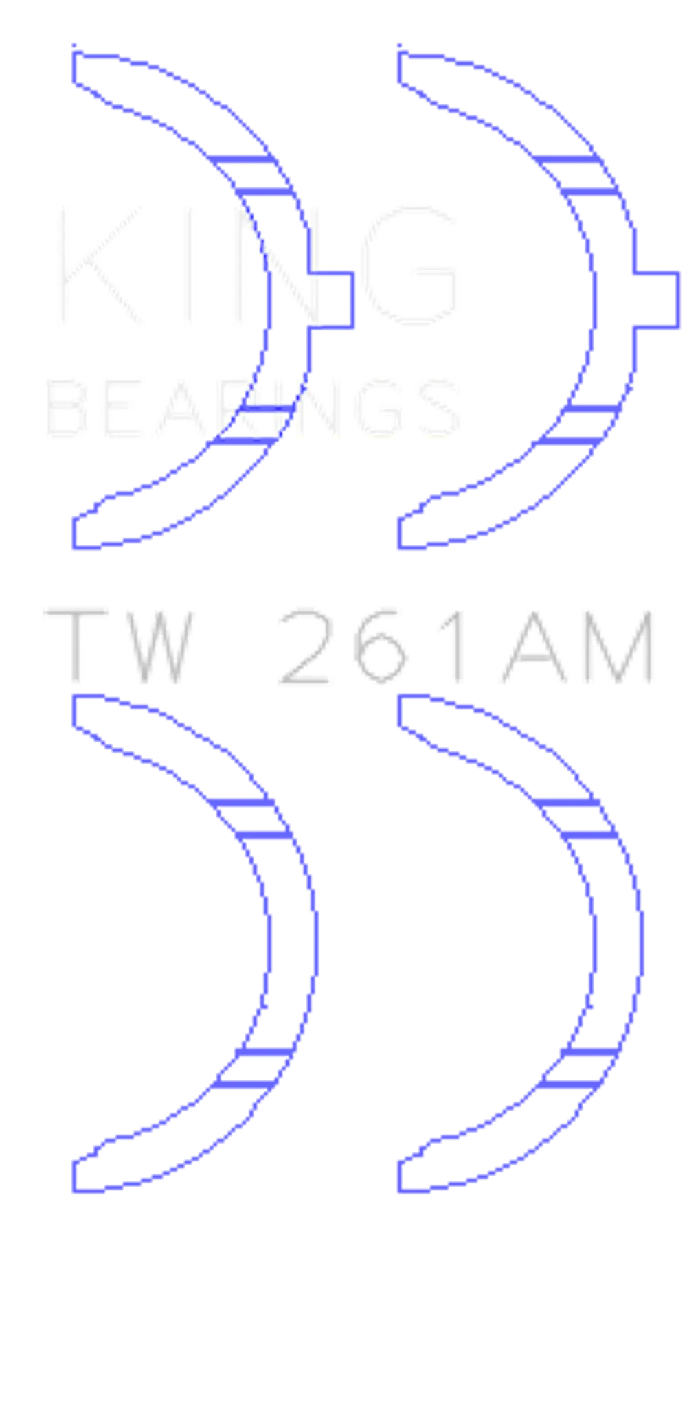 King Engine Bearings TW 261AM0.25
