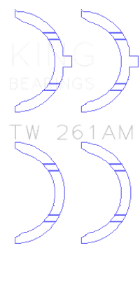 King Engine Bearings TW 261AM0.25