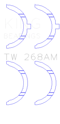 King Engine Bearings TW 268AM0.25
