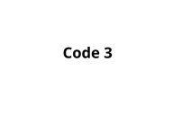 Code 3