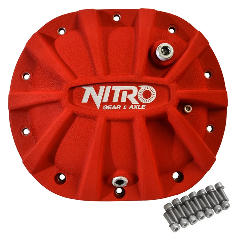 Nitro Gear & Axle NPCOVER-C8.25-RED