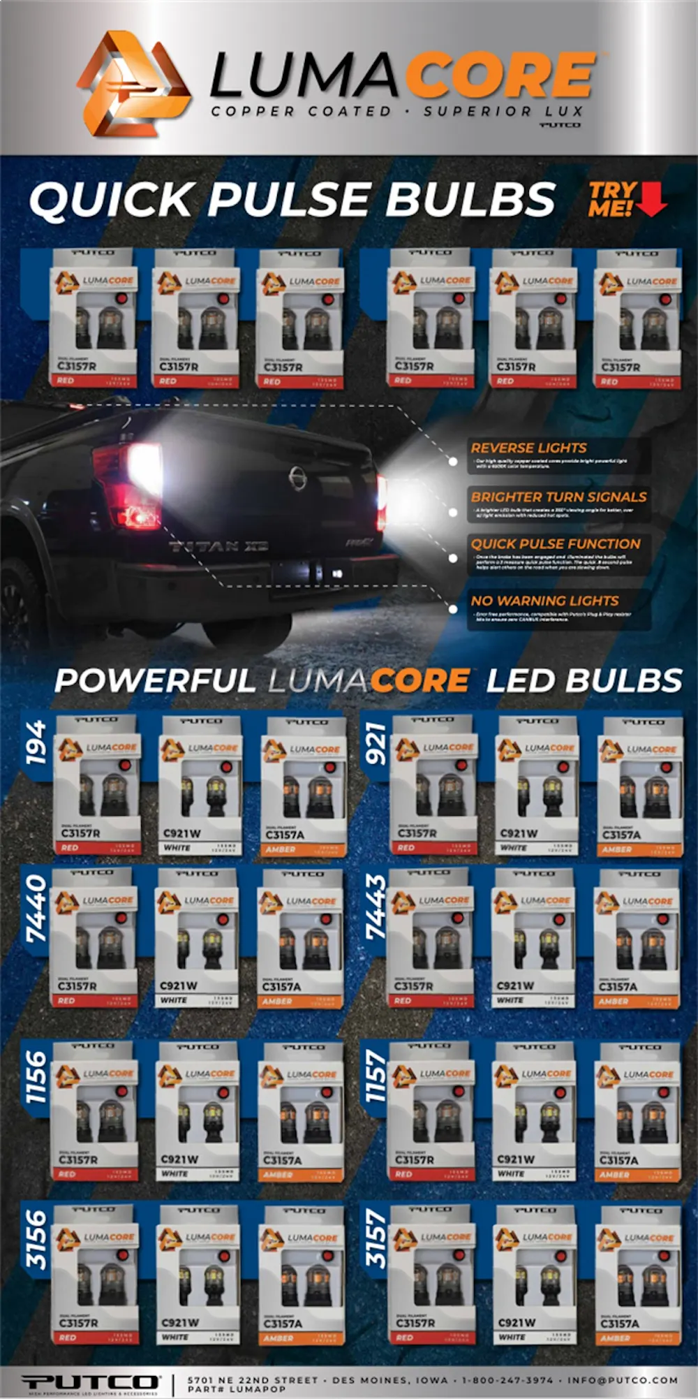 Putco LUMAPOP-1