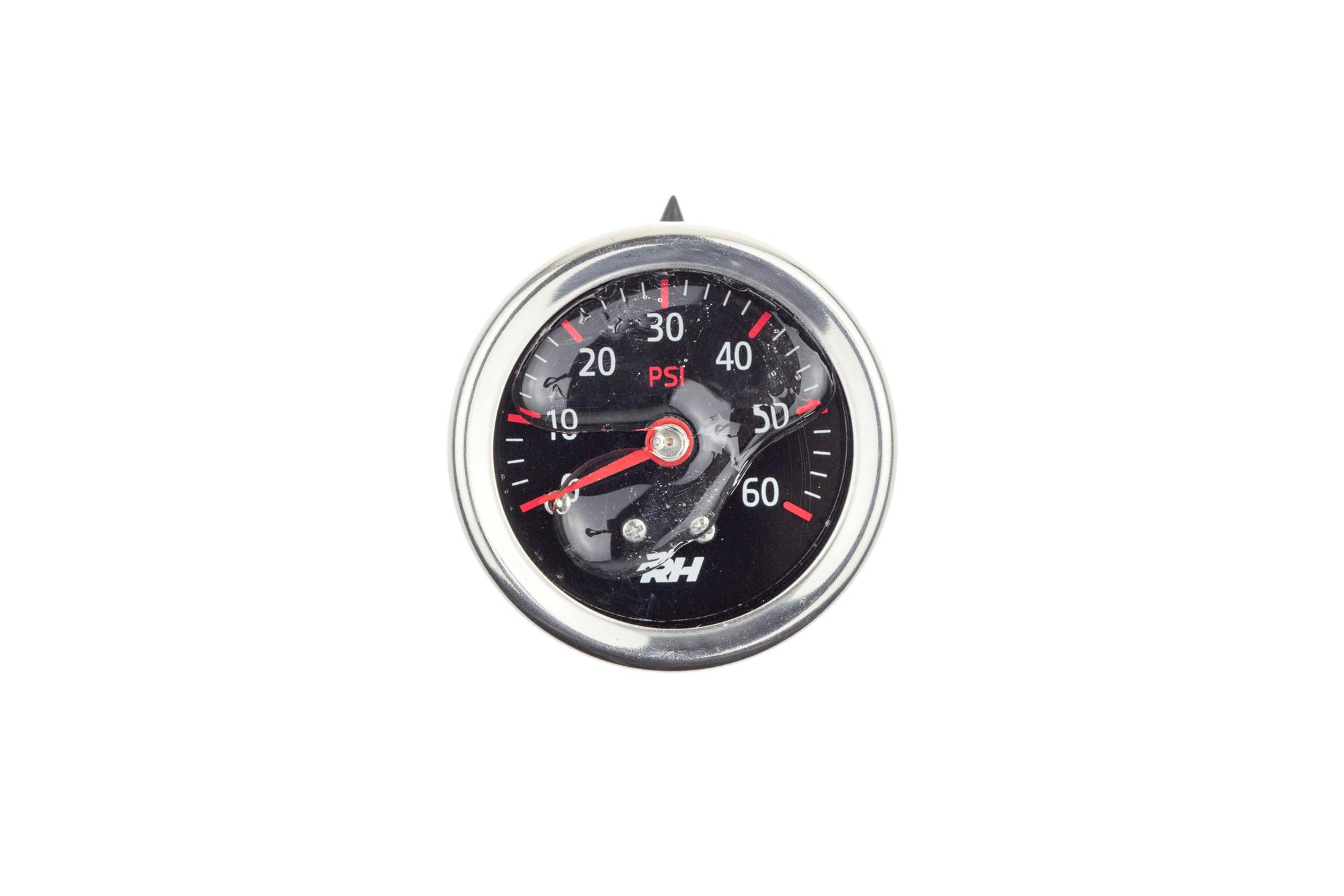 Redhorse Fuel Pressure Gauge 5001-100-3; Fuel Pressure 0-100psi Full Sweep
