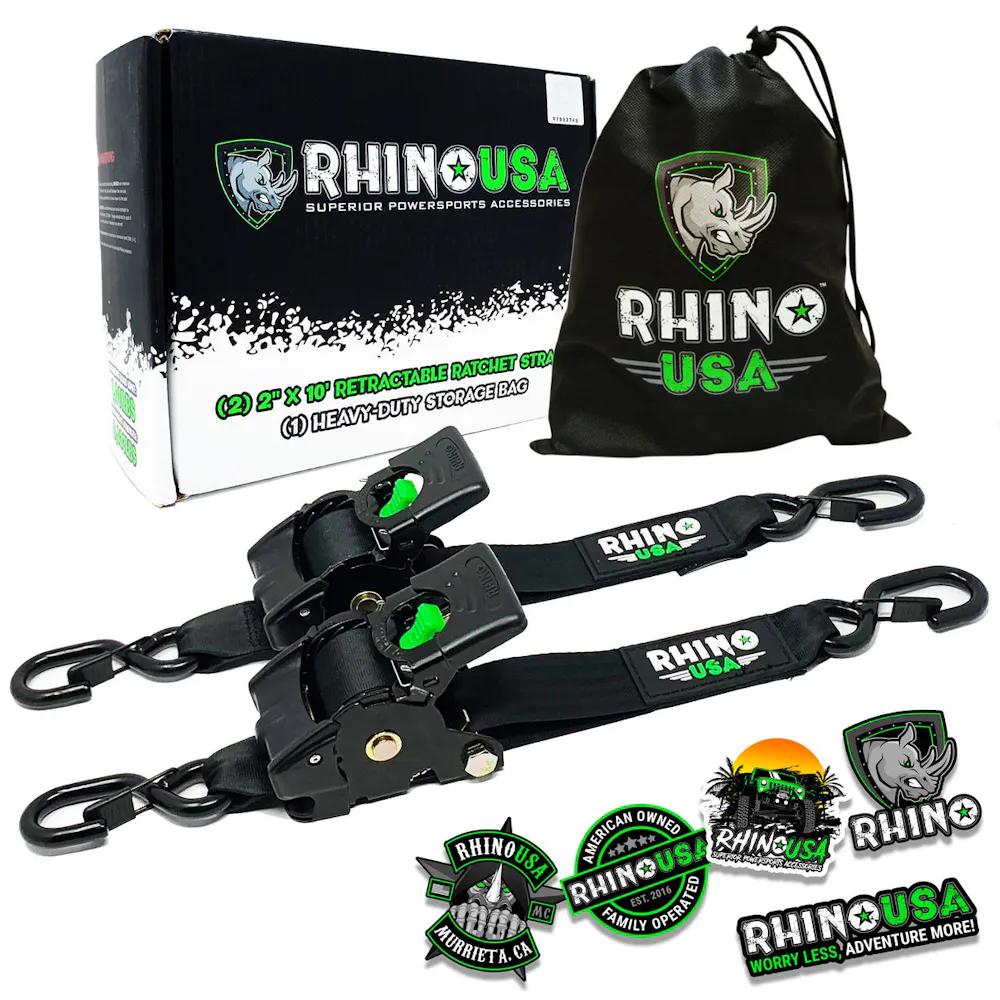 Rhino USA RETRACTABLE-2X10-2PK