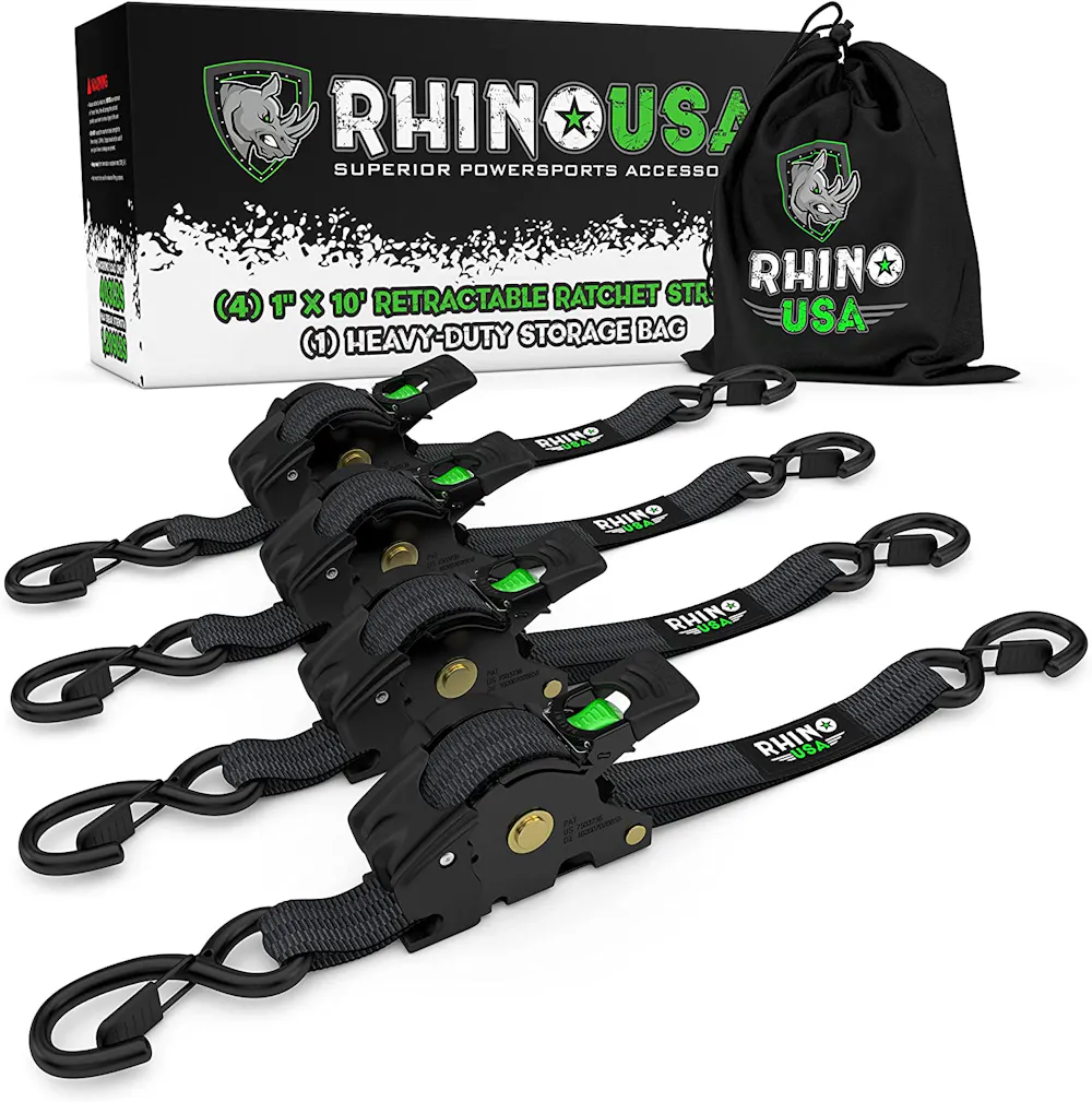 Rhino USA RETRACTABLE-1X10-4PK