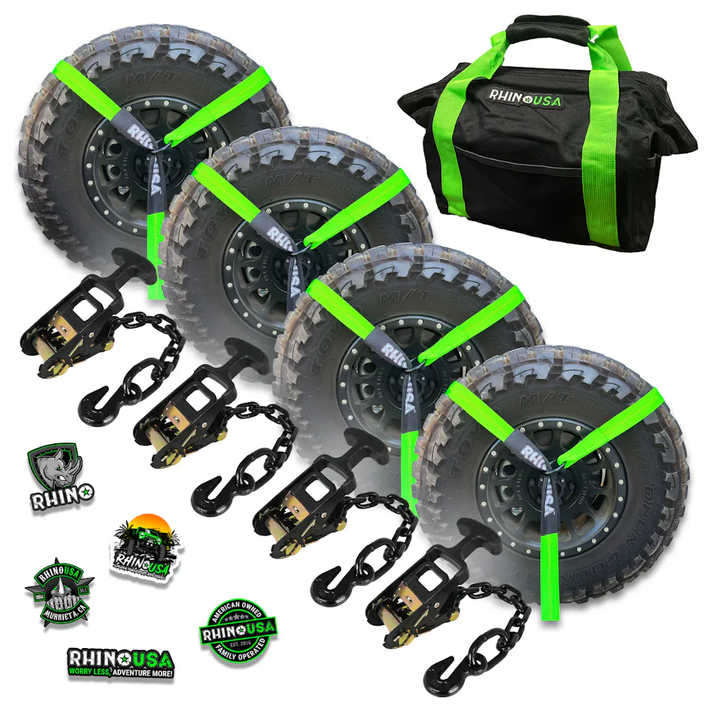 Rhino USA LASSO-STRAPS-GRN