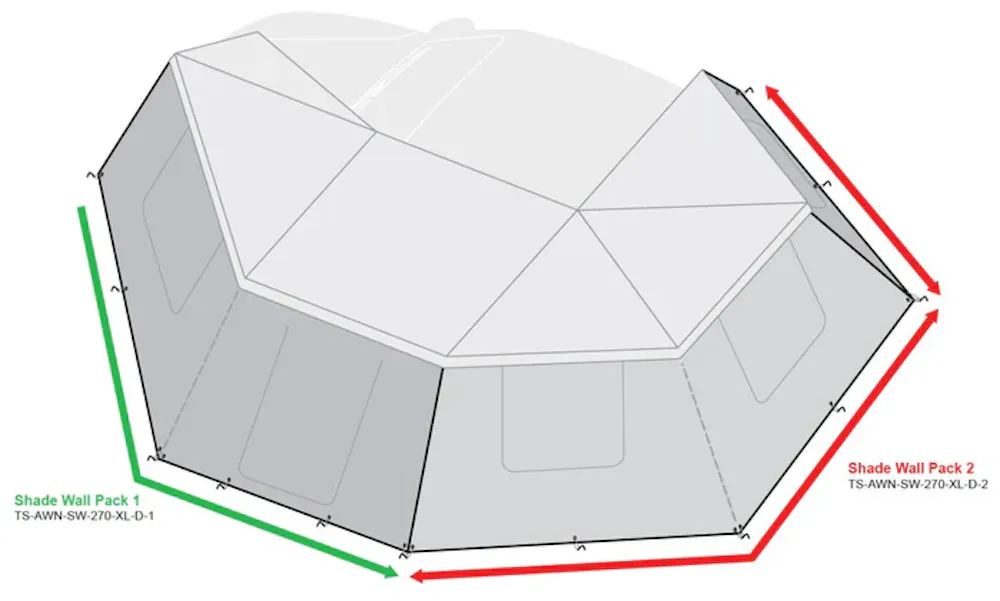 Tuff Stuff Overland TS-AWN-SW-270-XL-D-2