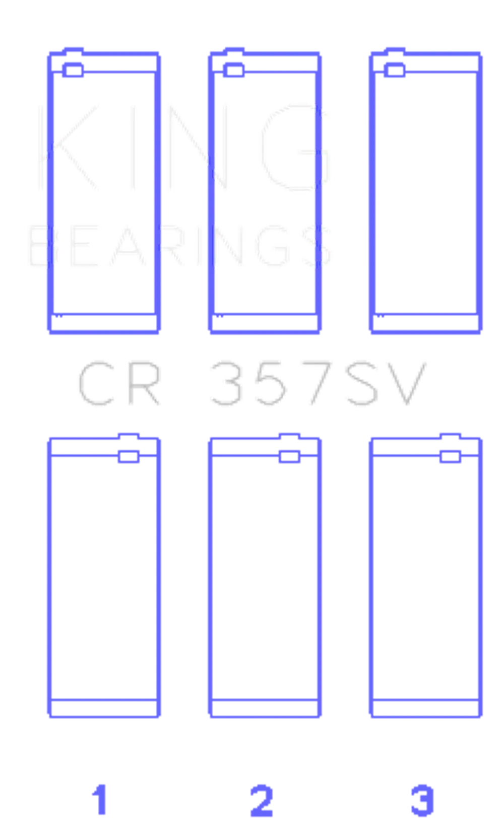 King Engine Bearings CR 357SV