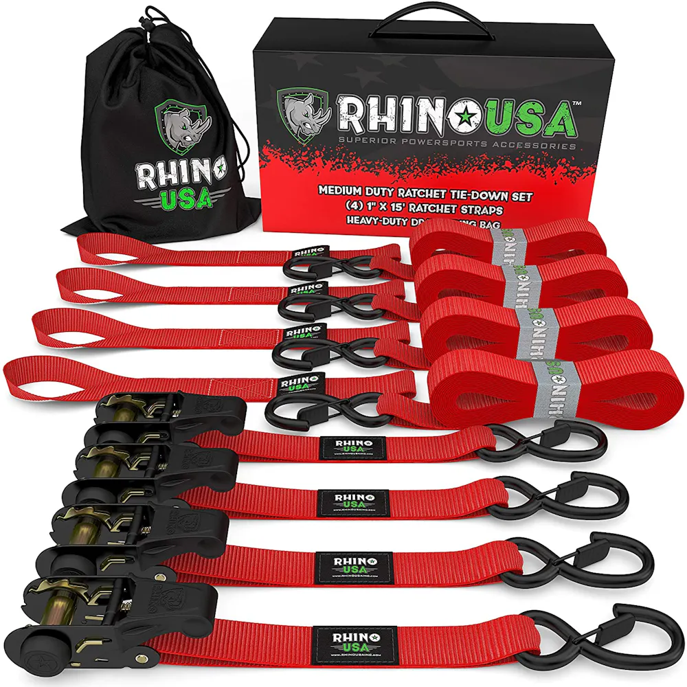 Rhino USA RCHT-4PACK-RED
