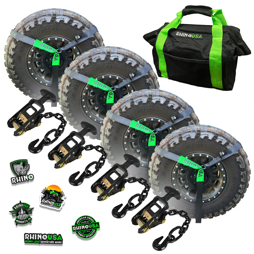 Rhino USA LASSO-STRAPS-BLK